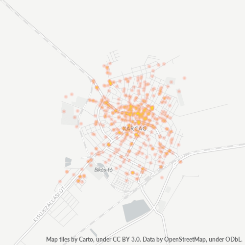 5300 Vállalati sűrűségi térkép