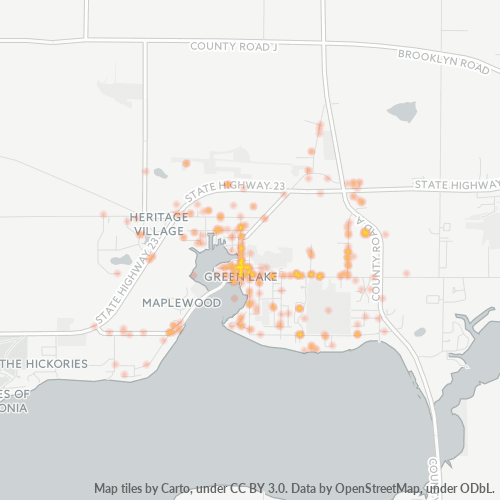 54941 Business Density Heatmap
