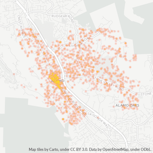 94507 Business Density Heatmap