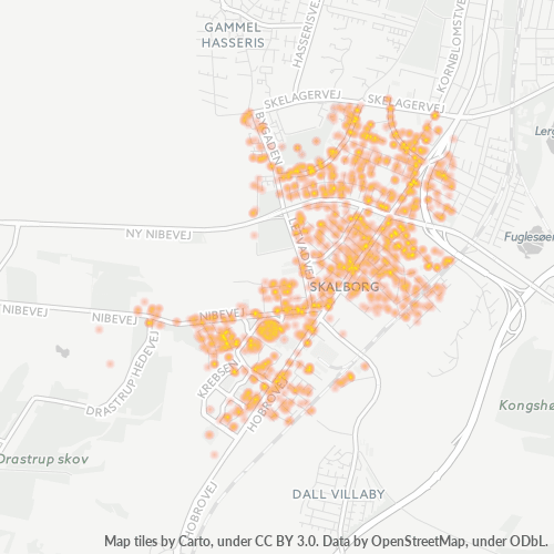 9200 Heatmap over forretningstæthed