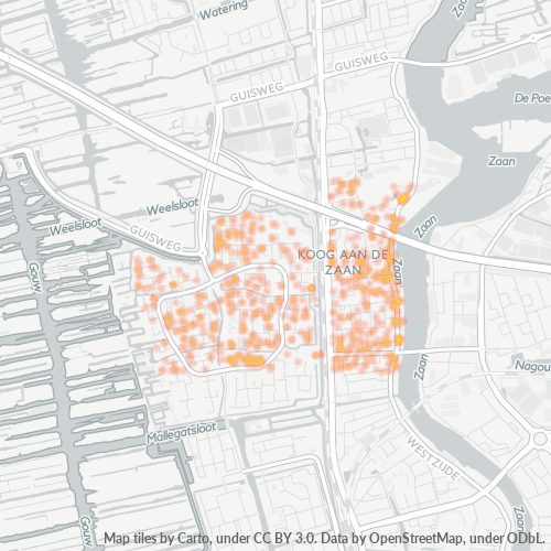 1541 Heatmap Bedrijfsdichtheid