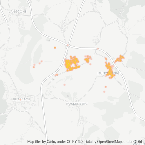 Heatmap für plz 35516