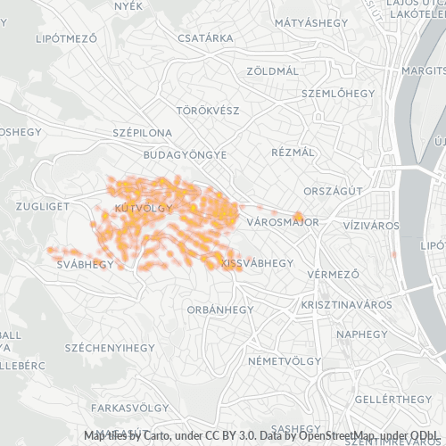 1125 Vállalati sűrűségi térkép