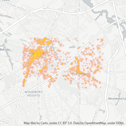 08096 Business Density Heatmap