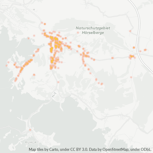 Heatmap für plz 99848