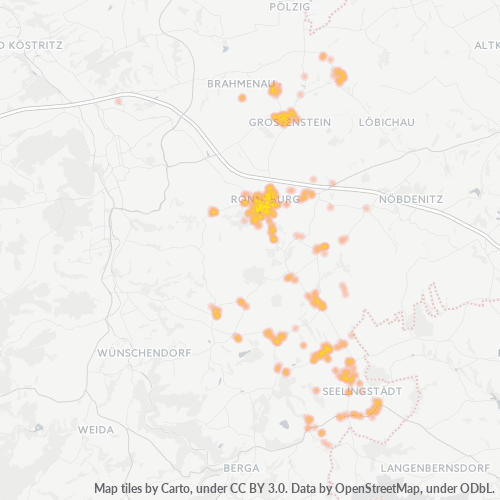 Heatmap für plz 07580