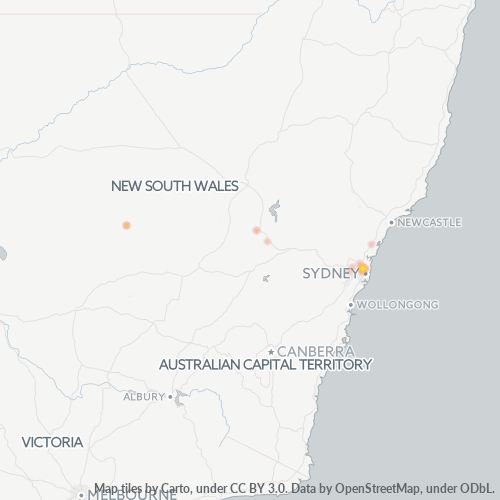 2069 Business Density Heatmap