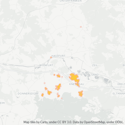 Heatmap für plz 97478