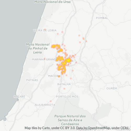 2400 Heatmap de Densidade da Empresa