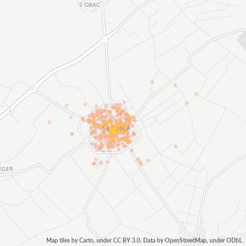 Mapa de calor para código postal 07420