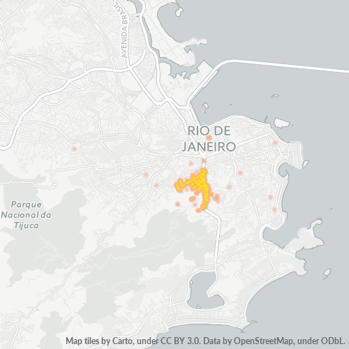 20261-000 Mapa de calor de densidad empresarial
