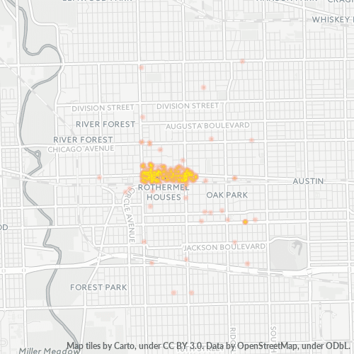 60301 Business Density Heatmap