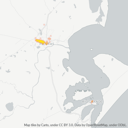96030-000 Mapa de calor de densidad empresarial