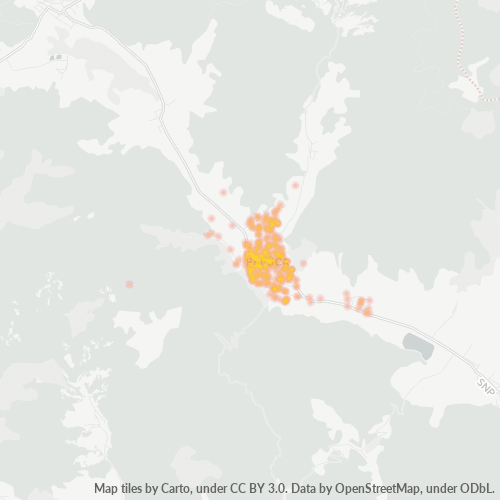 050 01 Teplotná mapa obchodnej hustoty