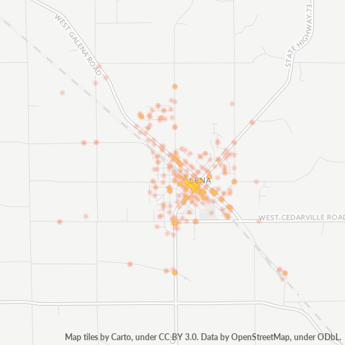61048 Business Density Heatmap