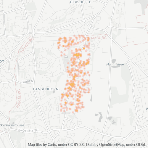 22417 Standortdichte-Heatmap