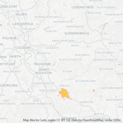 Heatmap für plz 53577