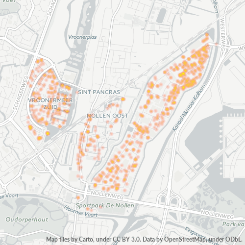 1822 Heatmap Bedrijfsdichtheid