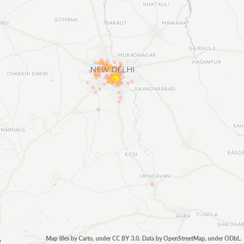 110025 Business Density Heatmap