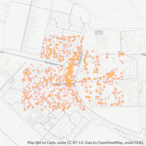 3641 Heatmap Bedrijfsdichtheid