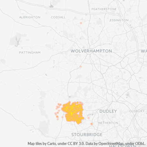 DY6 Business Density Heatmap