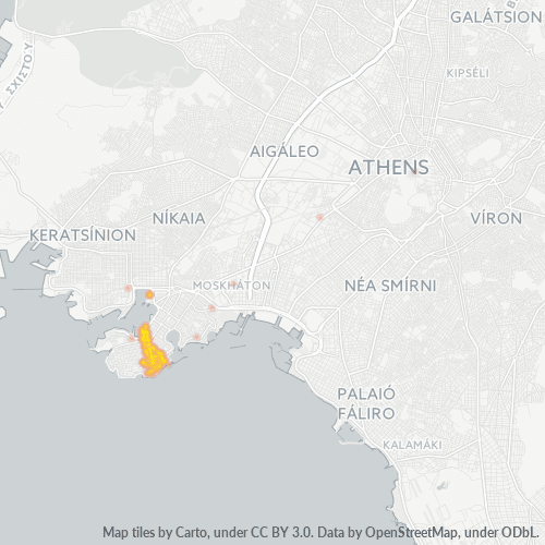 185 37 Χάρτης θερμότητας πυκνότητας επιχείρησης