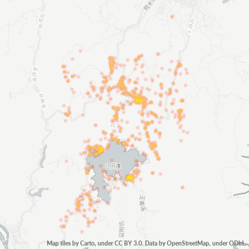 555 商業密度熱圖