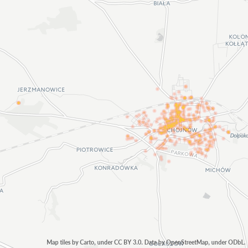 59-224 Mapa intensywności działalności gospodarczej