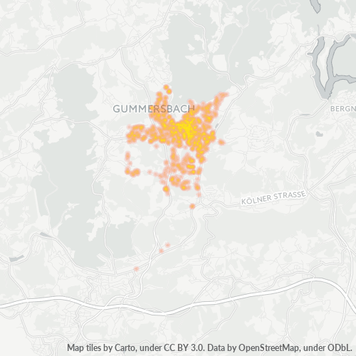 51643 Standortdichte-Heatmap