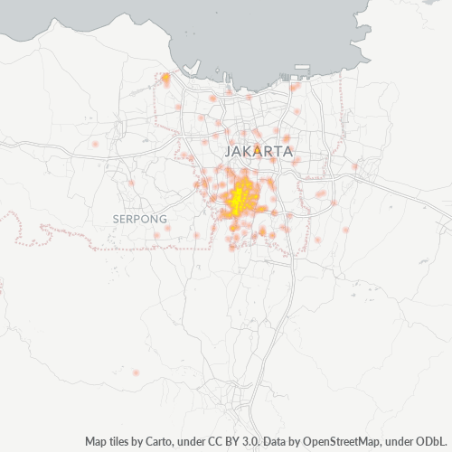12560 Peta Panas Densitas Bisnis