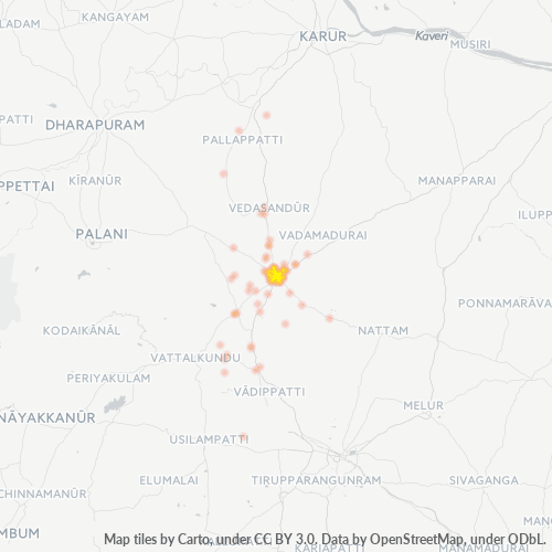624001 Business Density Heatmap