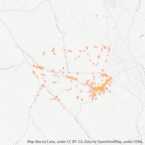 40175 Business Density Heatmap