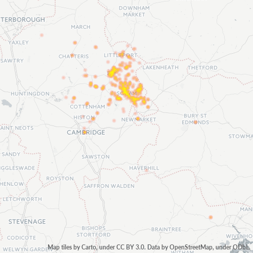 CB7 Business Density Heatmap