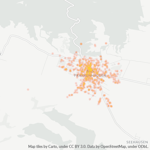 Heatmap für plz 06567