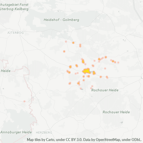 Heatmap für plz 15936