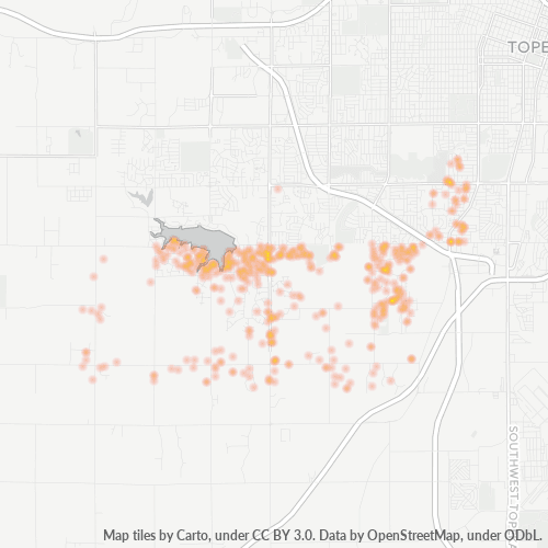 66610 Business Density Heatmap