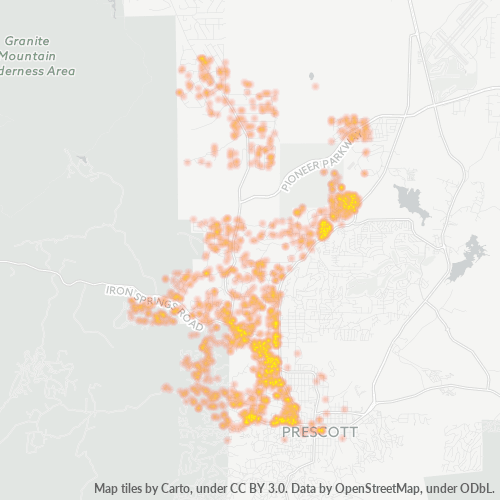 86305 Business Density Heatmap