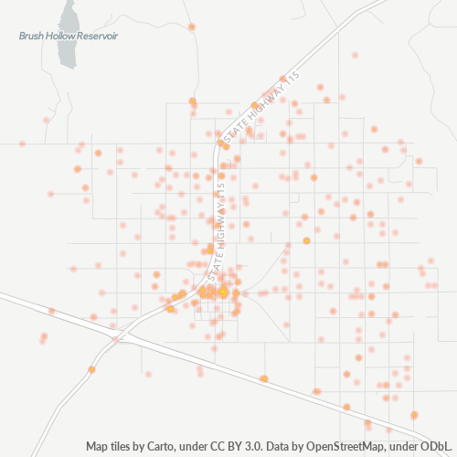 81240 Business Density Heatmap