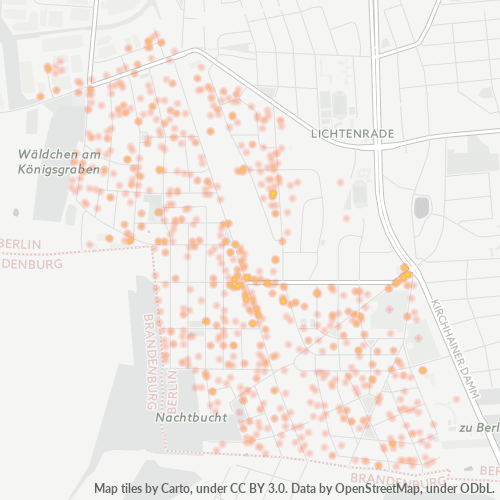 12307 Standortdichte-Heatmap