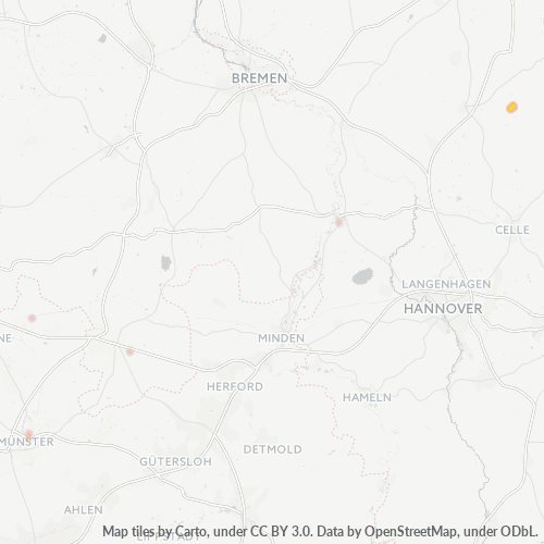 48143 Standortdichte-Heatmap