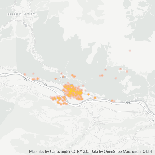 Heatmap für postleitzahl 6170