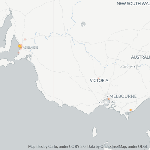 5014 Business Density Heatmap