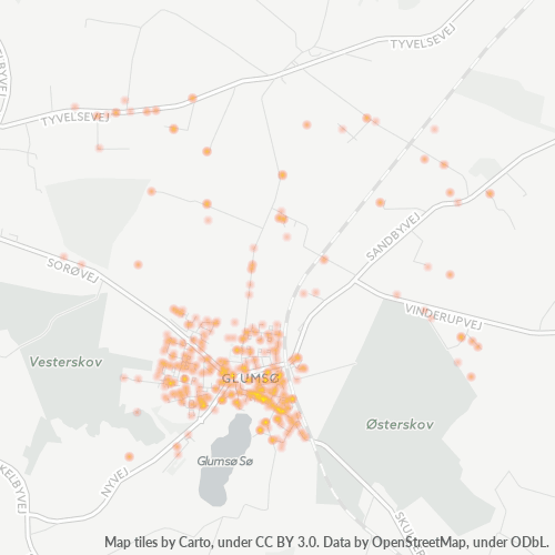 4171 Heatmap over forretningstæthed