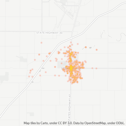 55976 Business Density Heatmap