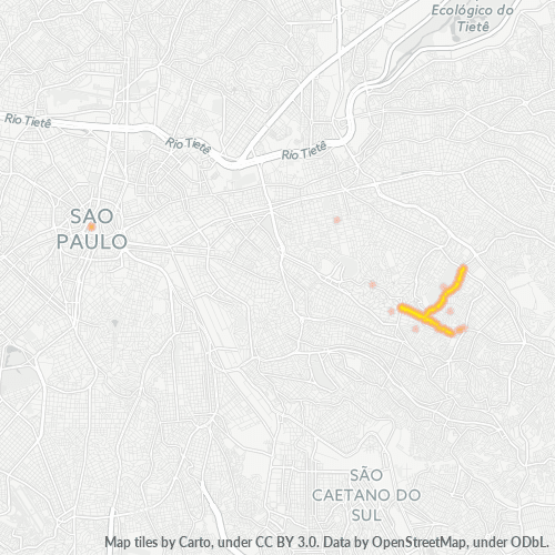 03361-000 Mapa de calor de densidad empresarial
