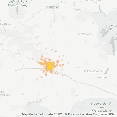 62-300 Mapa intensywności działalności gospodarczej