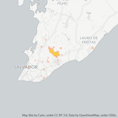 41250-000 Heatmap de Densidade da Empresa