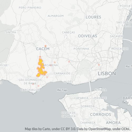 2740 Heatmap de Densidade da Empresa