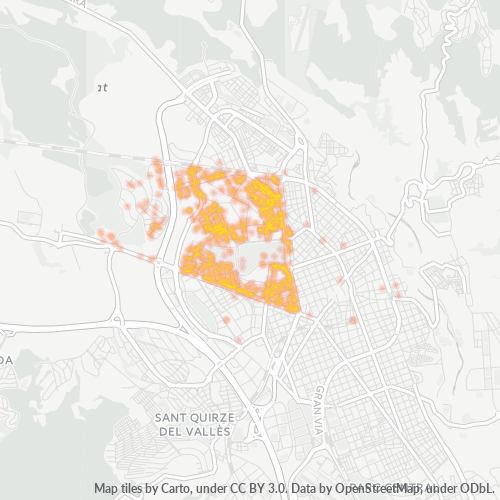 08206 Mapa de calor de densidad empresarial