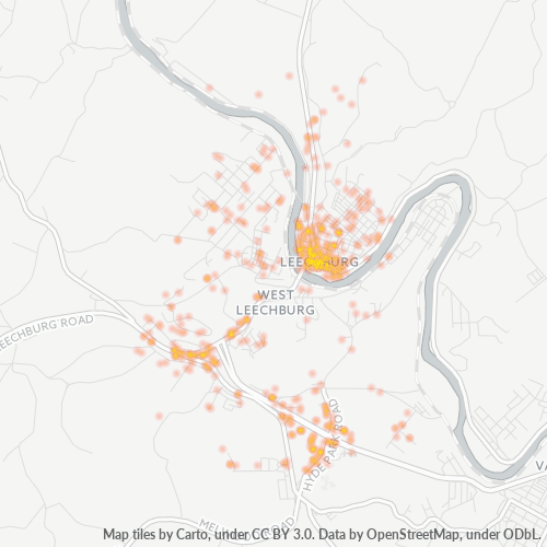 15656 Business Density Heatmap